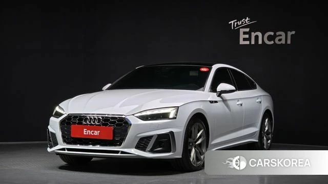 Audi A5 (F5) 2020 Белый из Кореи