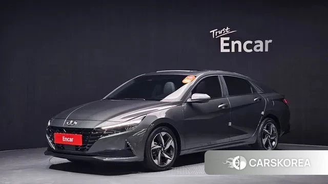 Hyundai Avante (CN7) 2021 Серый из Кореи