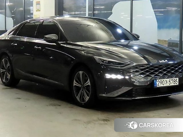 Kia K8 Hybrid 2021 Черный из Кореи