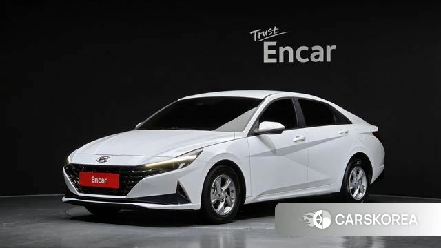 Hyundai Avante (CN7) 2020 Белый из Кореи