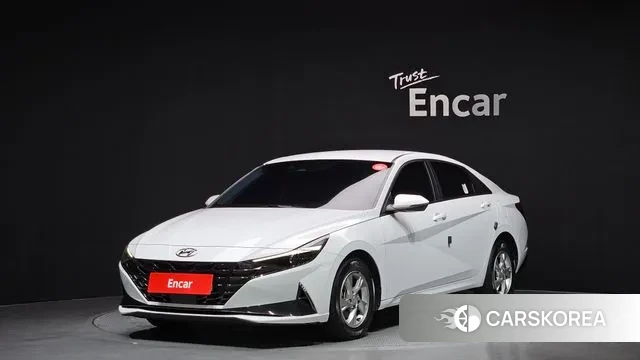 Hyundai Avante (CN7) 2021 Белый из Кореи