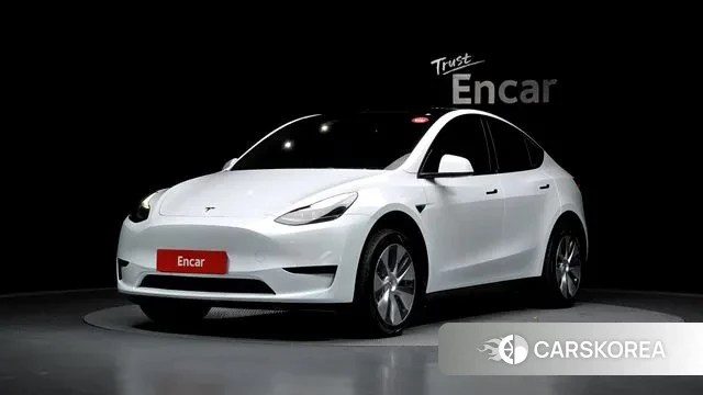 Tesla Model Y 2023 Белый из Кореи