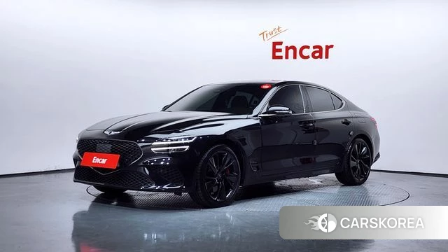Genesis The New G70 2022 Черный из Кореи