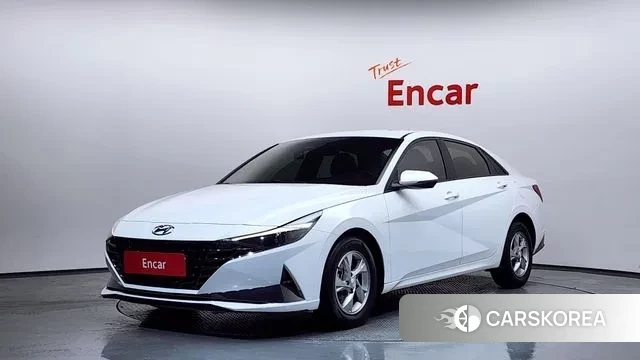 Hyundai Avante (CN7) 2020 Белый из Кореи