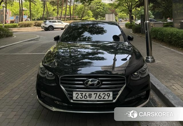Hyundai Grandeur IG Hybrid 2018 Черный из Кореи