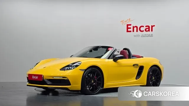 Porsche 718 Boxster 2023 Желтый из Кореи
