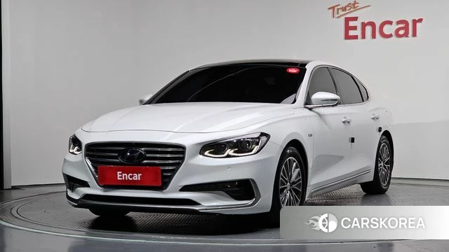 Hyundai Grandeur IG Hybrid 2018 Белый из Кореи