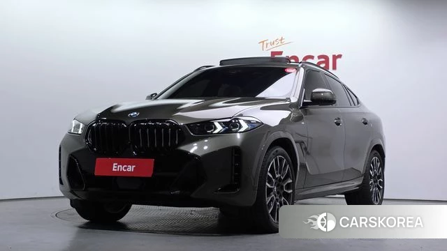 BMW X6 (G06) 2024 Песочный из Кореи