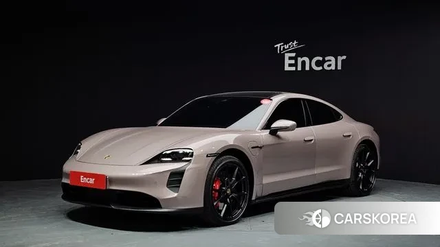 Porsche Taycan 2024 Розовый из Кореи