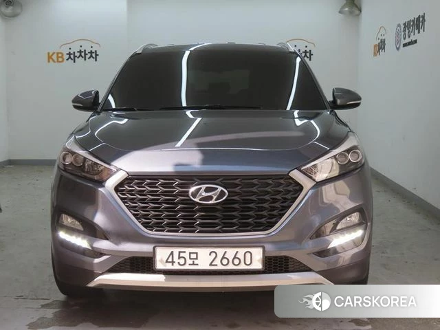 Hyundai All New Tucson 2018 Темно-зеленый из Кореи