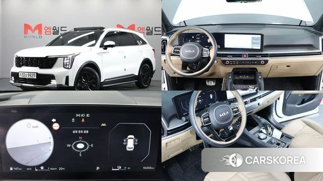 Kia The New Sorento 4th Generation 2024 Белый из Кореи