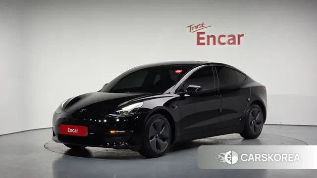 Tesla Model 3 2021 Черный из Кореи