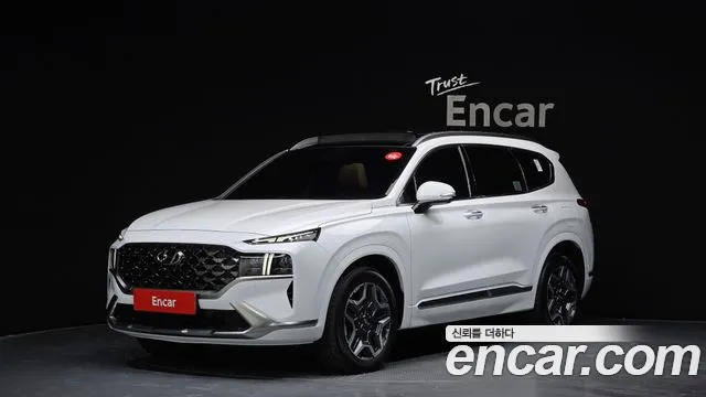 Hyundai The New Santa Fe 2023 Белый из Кореи