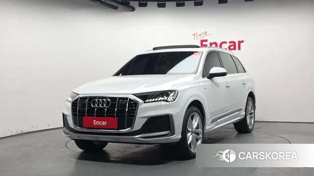 Audi Q7 (4M) 2023 Белый из Кореи