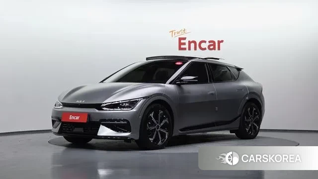 Kia EV6 2022 Серебристо-серый из Кореи
