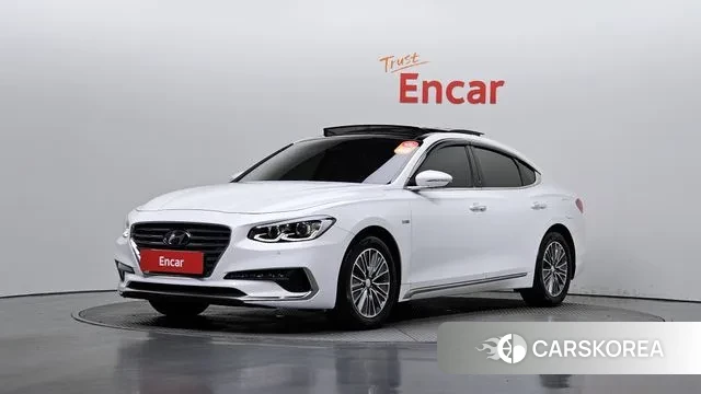 Hyundai Grandeur IG Hybrid 2019 Белый из Кореи