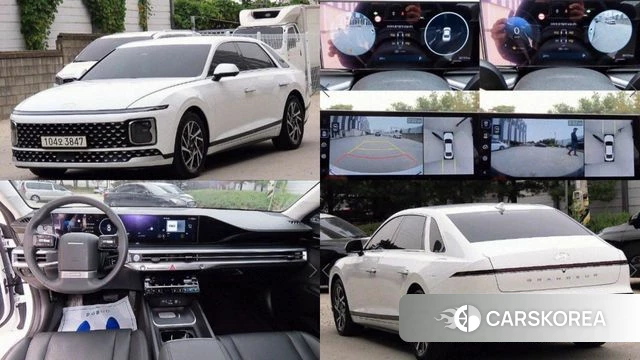 Hyundai Grandeur (GN7) 2022 Белый из Кореи