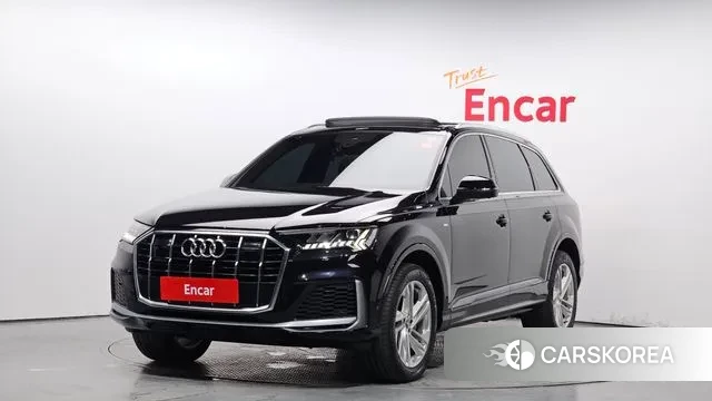 Audi Q7 (4M) 2020 Черный из Кореи