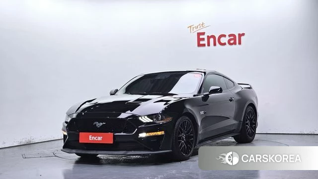Ford Mustang 2019 Черный из Кореи