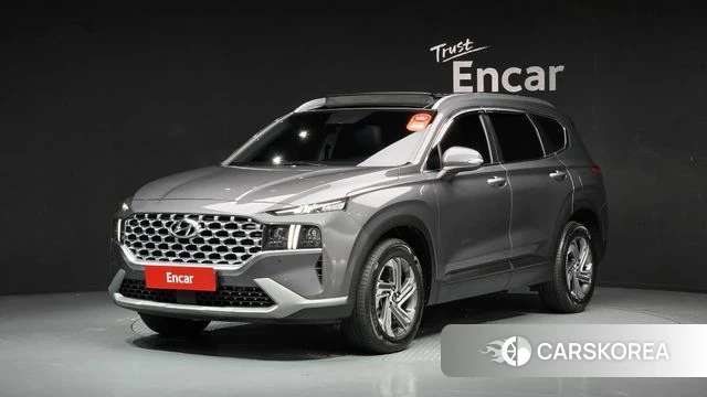 Hyundai The New Santa Fe 2021 Серый из Кореи