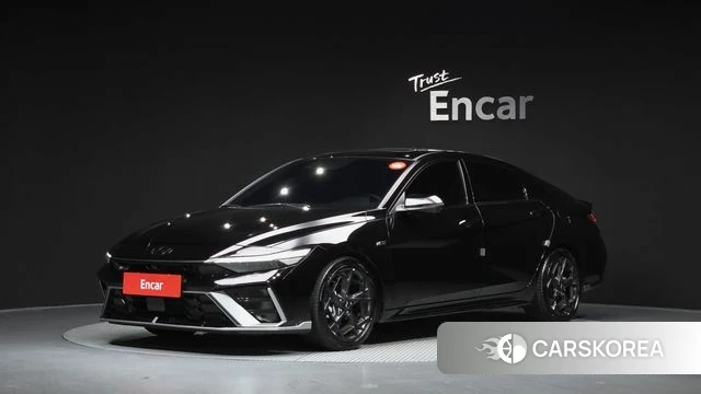 Hyundai The New Avante (CN7) 2024 Черный из Кореи