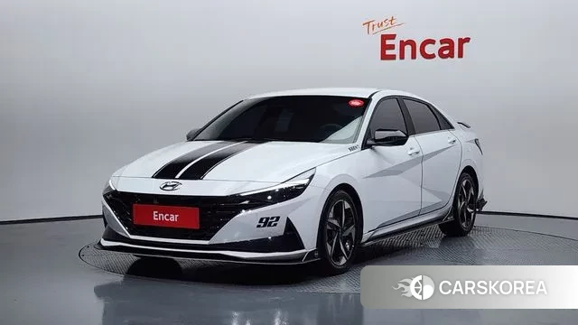 Hyundai Avante (CN7) 2020 Белый из Кореи