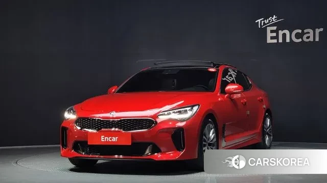 Kia Stinger 2020 Красный из Кореи
