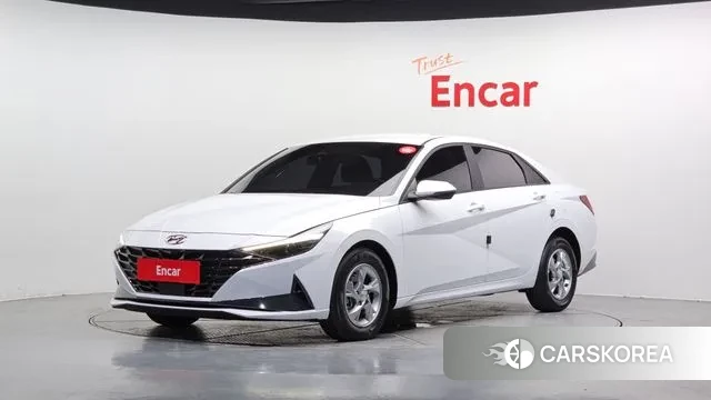 Hyundai Avante (CN7) 2020 Белый из Кореи