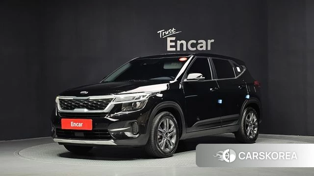 Kia Seltos 2019 Черный из Кореи
