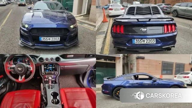 Ford Mustang 2019 Синий из Кореи