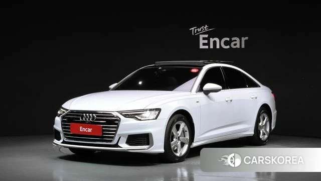 Audi A6 (C8) 2021 Белый из Кореи