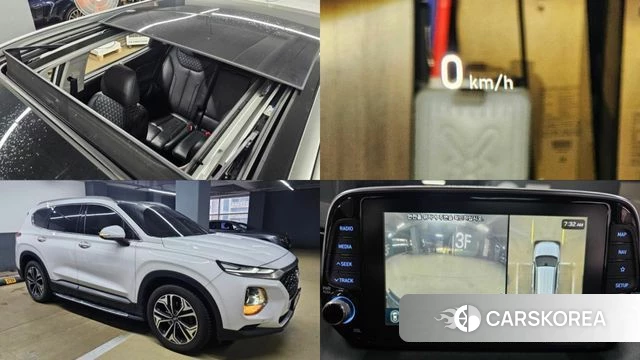 Hyundai Santa Fe TM 2018 Белый из Кореи