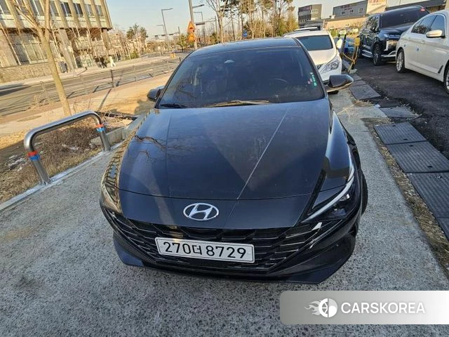 Hyundai Avante (CN7) 2022 Черный из Кореи