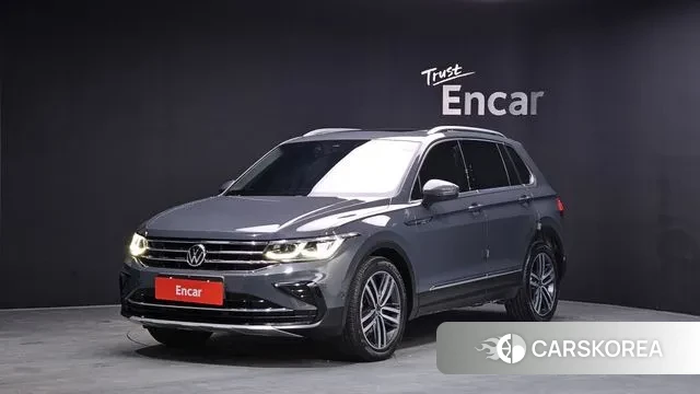 Volkswagen Tiguan second Generation 2021 Серый из Кореи