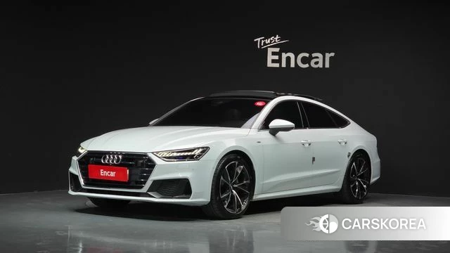 Audi A7 (4K) 2020 Белый из Кореи