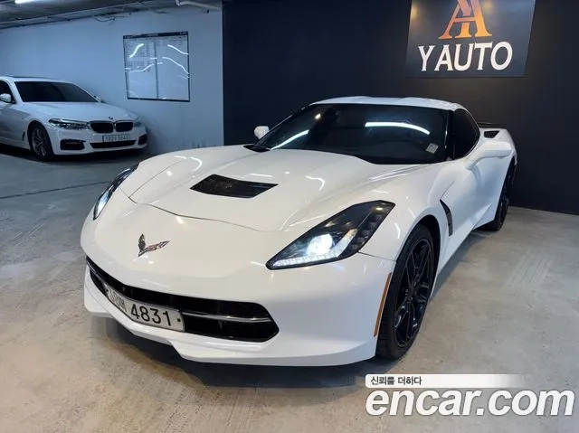 Chevrolet Corvette 2018 Белый из Кореи