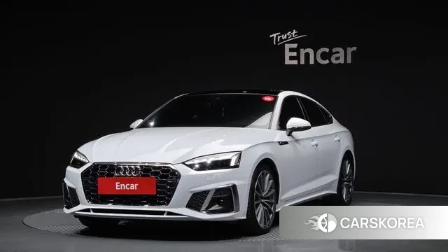 Audi A5 (F5) 2023 Белый из Кореи