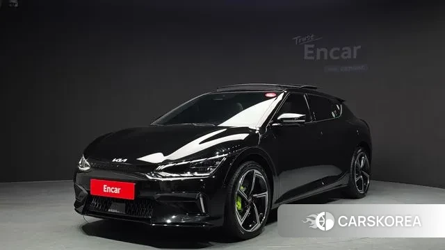 Kia EV6 2023 Черный из Кореи