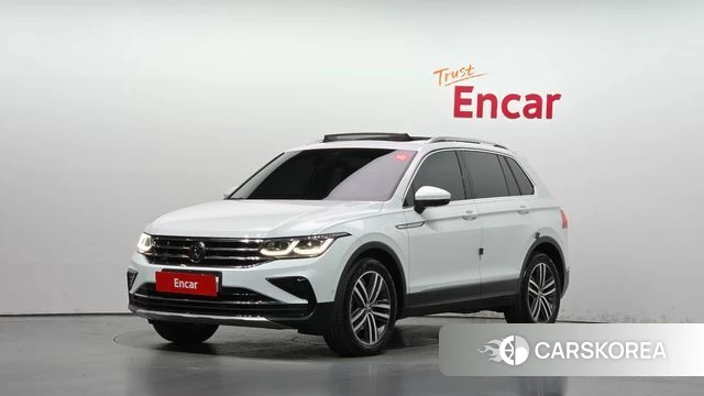 Volkswagen Tiguan second Generation 2022 Белый из Кореи