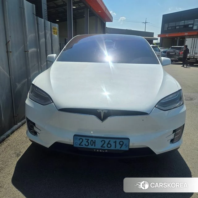 Tesla Model X 2019 Белый из Кореи