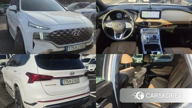 Hyundai The New Santa Fe 2021 Белый из Кореи