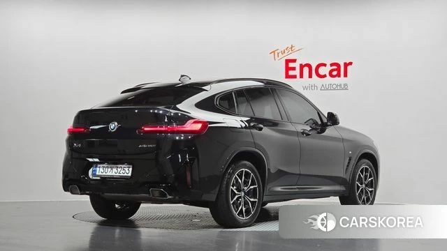 BMW X4 (G02) 2023 Черный из Кореи