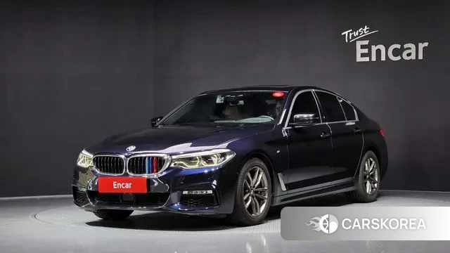 BMW 5 Series (G30) 2018 Черный из Кореи