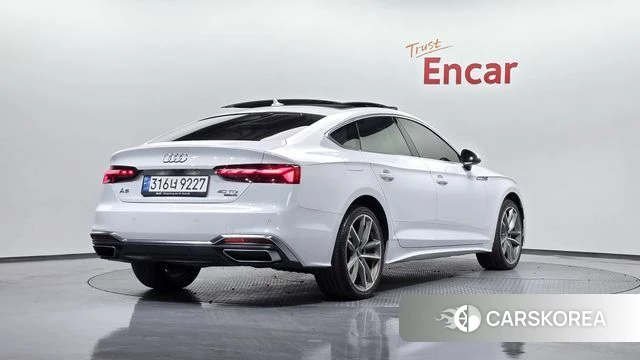 Audi A5 (F5) 2020 Белый из Кореи