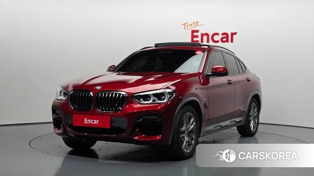 BMW X4 (G02) 2020 Красный из Кореи