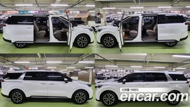 Kia Carnival 4th generation 2020 Белый двухцветный из Кореи