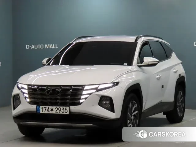 Hyundai Tucson Hybrid (NX4) 2021 Белый из Кореи
