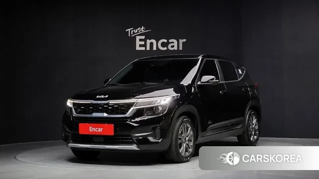 Kia Seltos 2022 Черный из Кореи