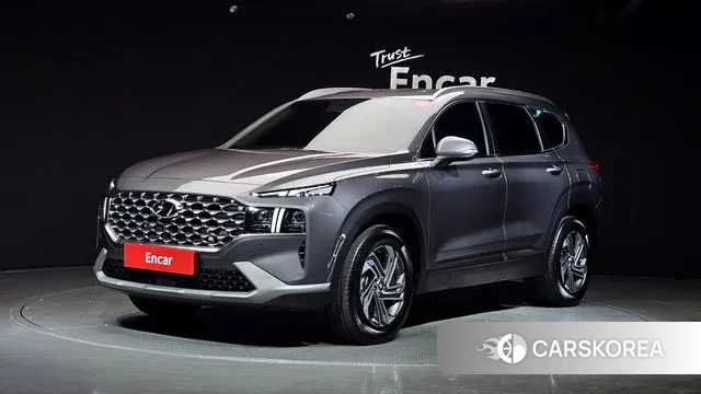 Hyundai The New Santa Fe 2022 Серый из Кореи