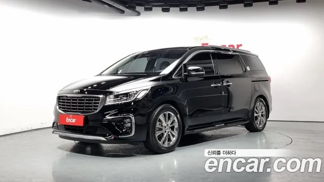 Kia The New Carnival 2018 Черный из Кореи